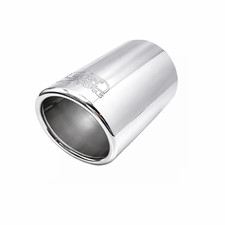 Auspuffblende für MINI ONE + COOPER  Edelstahl R50 R52 R56 rund Edelstahl Blende