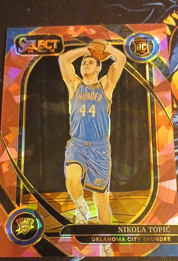 2024-25 Panini Select - Courtside Nikola Topic #286 Purple Cracked Ice Prizm /99