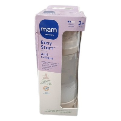 MAM - Easy Start Anti-Colic Flasche 2+ Monate, mittlerer Durchfluss (260 ml), Sa