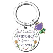 Best Friend Christmas Gifts For Women Friendship Keychain Gifts For Women