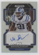 2023 Panini Prizm Draft Picks 2022 Update Silver Mataeo Durant #RA-MDU Auto 10ba