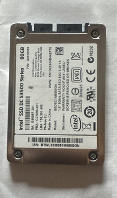 Intel SSDSC1NB080G4R 80GB 1.8'' DC S3500 SATA 6Gb/s Solid State Drive