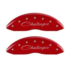 Mgp Brake Caliper Covers For Dodge Challenger 2011-2023 Red Finish Set Of 4