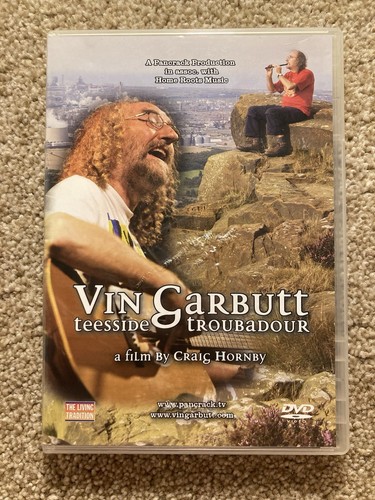 SIGNED Vin Garbutt Teeside Troudadour: Documentary (DVD, 2011) PAL REGIONS ONLY - Picture 2 of 4
