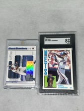 1984 Topps - Darryl Strawberry ROOKIE + 2004 Donruss Boys Of Summer AUTO