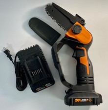 WG324 Worx 20V Power Share 5" Cordless Pruning Chain Saw w/ Battery & Charger