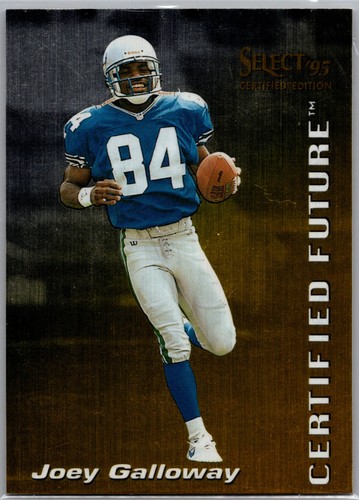 1995 Select Certified Joey Galloway #5 card