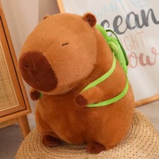 23cm Fluffy Capybara Plush - Kawaii Stuffed Animal Kids Gift