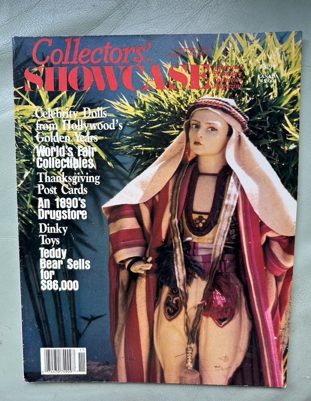 1989 - Collectors Showcase Magazine - November Vol. 9 No 8 - Dinky Toys- Dolls