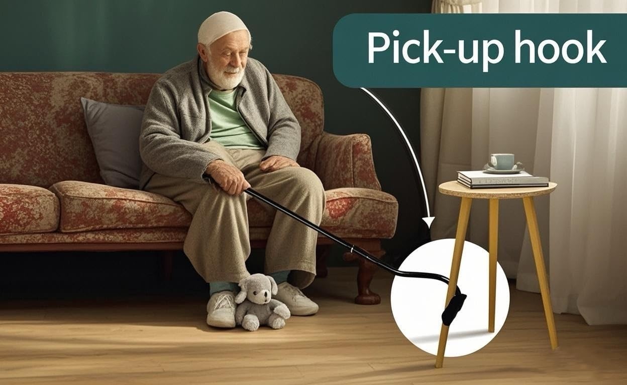 Stairs Walking Stick for Elderly and Disabled, Walking Cane for Stairs with