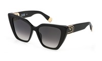 Furla Sonnenbrillen SFU879 Spalte 0700 Schwarz Grau Damen
