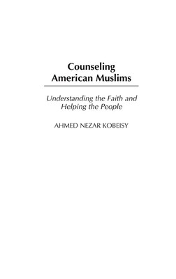 Ahmed Nezar Kobeisy | Counseling American Muslims | Buch | Englisch (2004)