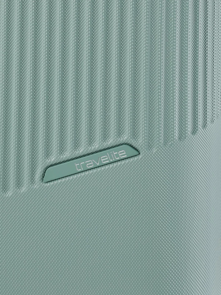 Travelite Trolley klein mittel groß Bali mint grün Hartschale Koffer 4 Räder SET - Bild 2 von 4