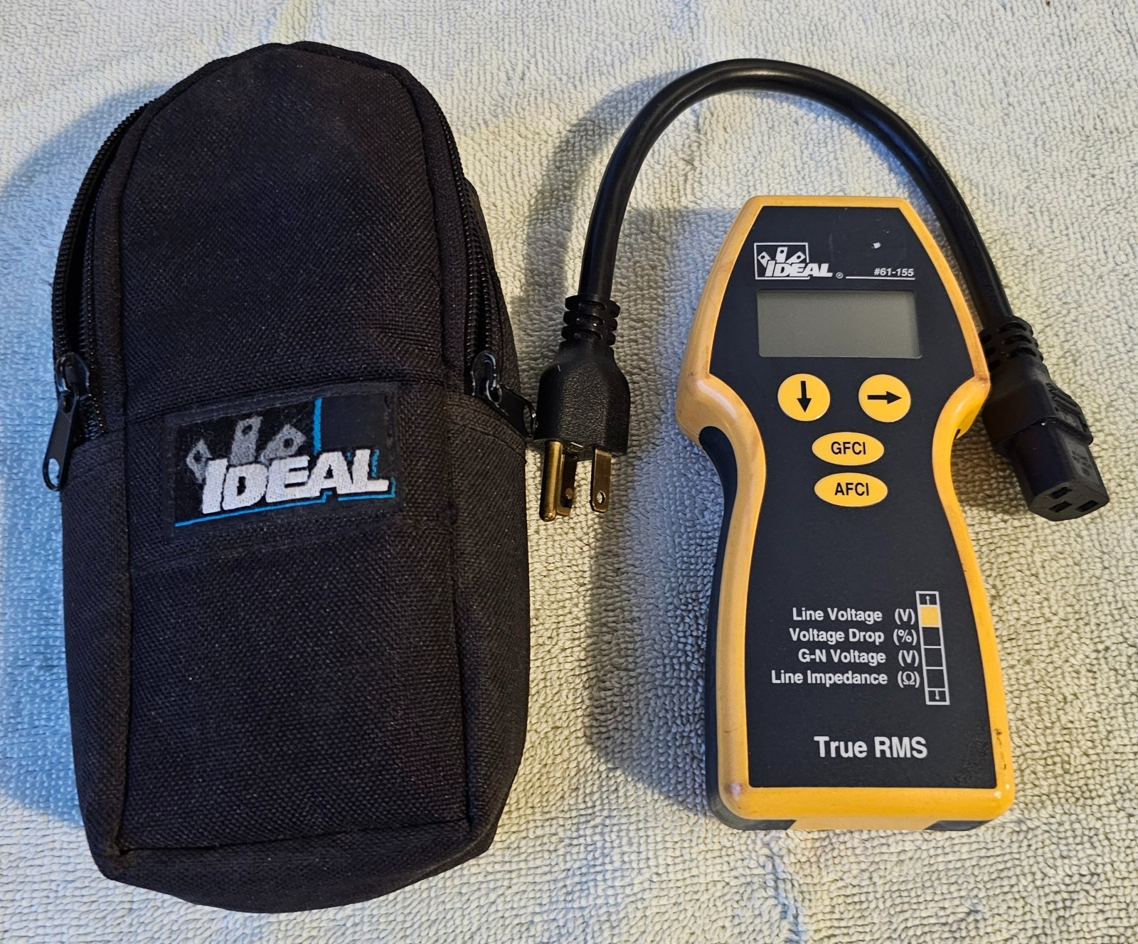 IDEAL 61-155 True RMS Electrical Analyzer GFCI AFCI Line Voltage Drop Tester