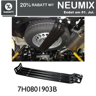 Für VW T5 T6 Multivan T7 Nachrüstsatz Reserveradhalterung 215 R16 R17 7H0801903B