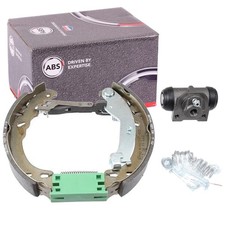 A.B.S. BREMSBACKEN SATZ VORMONTIERT passend für FIAT 500 PANDA TROMMELBREMSE |