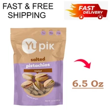 Yupik Roasted Salted Pistachios,In Shell,Gluten-Free,Kosher,Crunchy, (6.5 Oz)