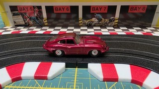 Tyco #65 Red 1963 Jaguar XKE Sports Coupe Tested Runs