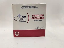 We Care From Dynarex Denture Cleaner Tablet 4877 40 Ct Anti Bacterial New