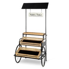 Farm To Table Triple Shelf Cart Plant Stand