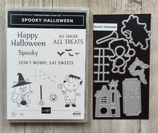 Stampin Up Spooky Halloween Bundle Stamp Set Dies Card Making