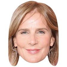 Rachel Griffiths Earrings Celebrity Mask, Flat Card Face, Fancy Dress Mask