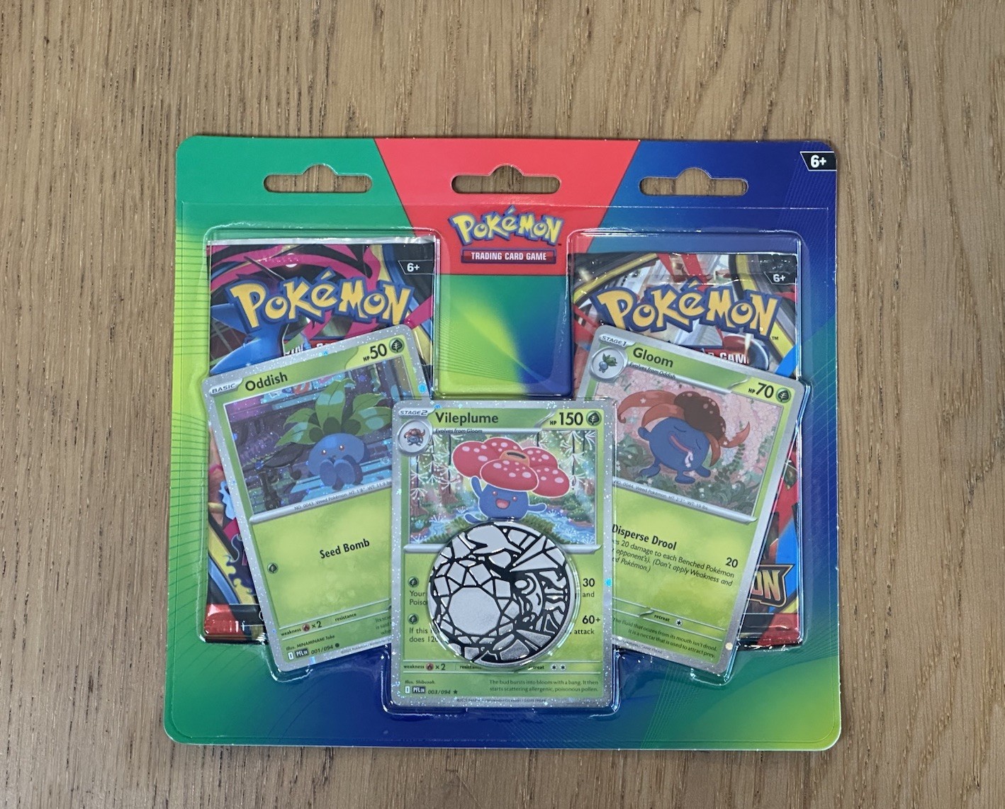 Pokemon TCG: Enhanced 2-Pack Blister - Oddish Vileplume Gloom - MEGA EVOLUTIONS