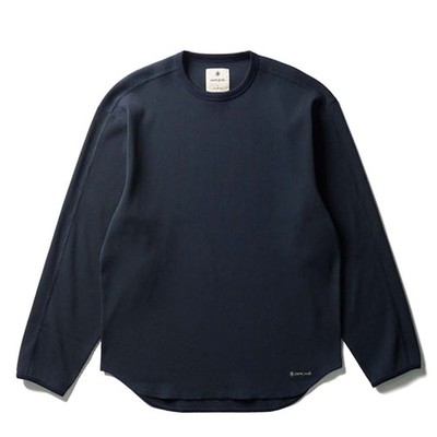 Snow Peak Dry Waffle L/S T-Shirt Dark Navy
