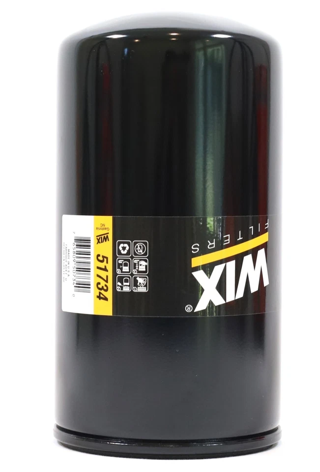 Paquete de 4 filtros de aceite WIX 51734 para 94-03 Ford 7,3 L Powerstroke F250 F350 Excursion Foto 4 de 4