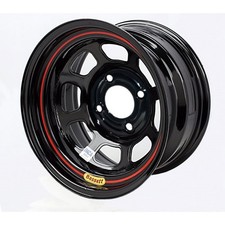 14x7 D-hole 4x4.5 2 Black