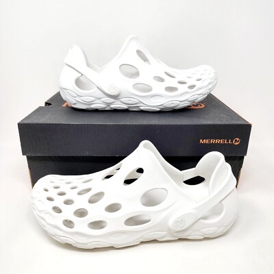 Merrell Hydro Moc White Vented Slip On Clog Youth Size 7