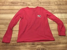 Vineyard Vines Christmas Long Sleeve Shirt Kids Medium-preowned