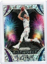 2019-20 Panini Prizm Ben Simmons Fast Break Prizm Fireworks #17 76ers