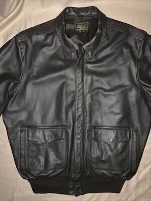 Gibson & Barnes Jacket Type A-2 Bomber WW2 Style Brown Leather