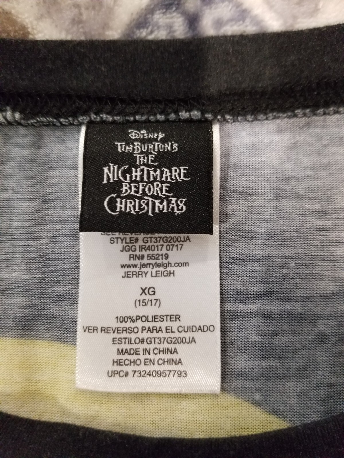 Disneys Nightmare Before Christmas Tee Gem