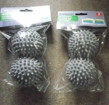 New 2X2PK  Essentials Dryer Balls Reduces Drying Time, Static & Softens Laundry