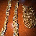 Beautiful Vintage Twisted Choker Chain Necklace and 2 Bracelets Set Rare Retro — photo 8
