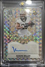 2024 Panini Kendre Miller Silver Mosaic Scripts Auto New Orleans Saints
