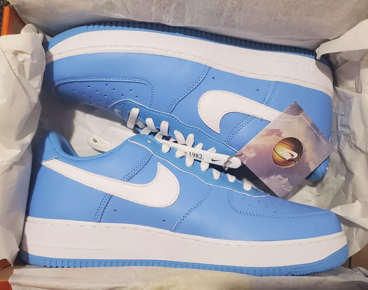 NIKE Air Force 1 Low Retro Color Month - University Blue 2022 DM0576-400 IN  HAND