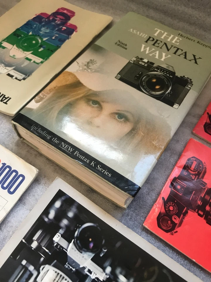 Cámara Pentax libros de fotografía manuales de instrucciones 4 y 1 libro Foto 4 de 4