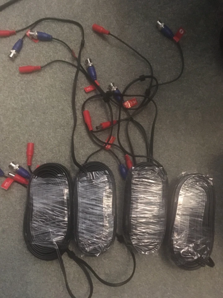 ZOSI Security Camera Cable 100 feet DC Power BNC RCA Connector Surveillance wire - Image 2 of 2