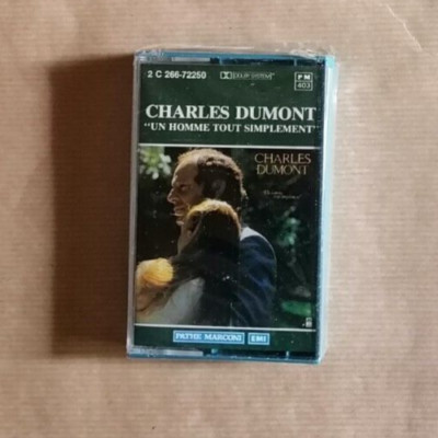 CHARLES DUMONT Un Homme All Simplement CASSETTE Pathé 2C 266-72250 NEU BLISTER