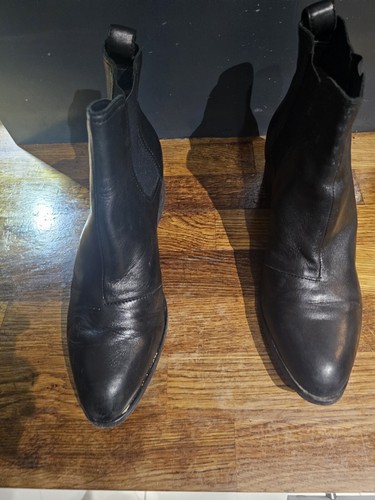 Rag&Bone Walker Chelsea Black Boot Size Uk 6 Vgc - Foto 3 di 12