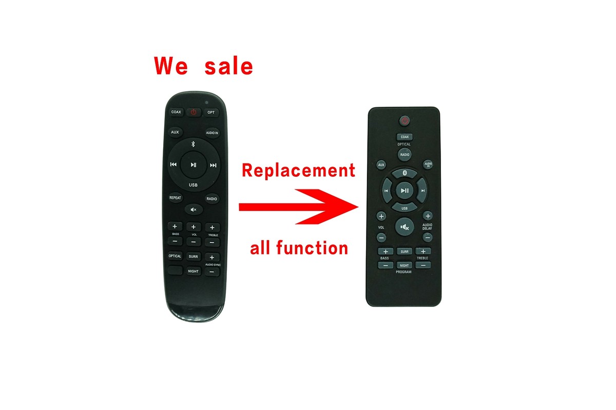 Remote Control For Philips Bluetooth Soundbar Speaker System