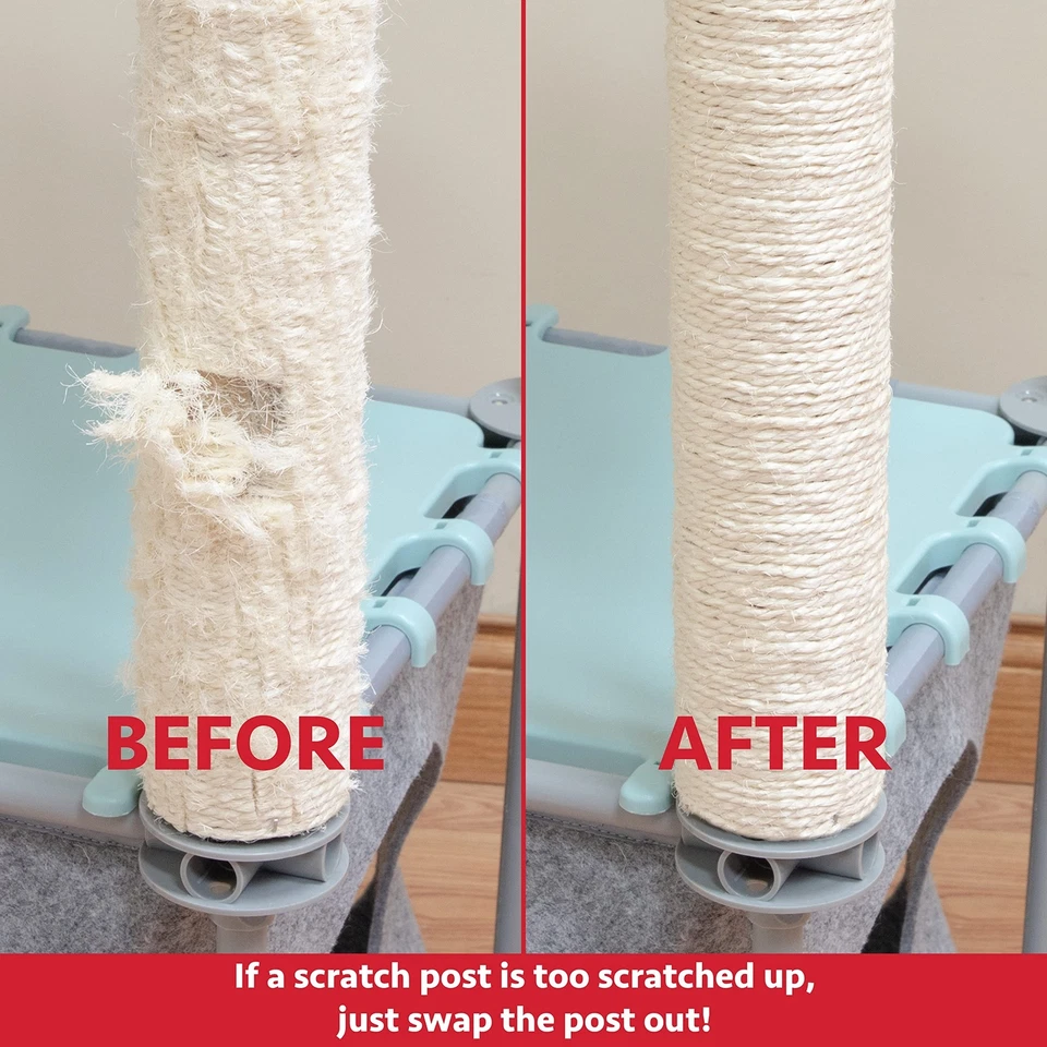 Kitty City Cat Furniture Accessories Cat Scratching Post Replacement and Only... - Image 2 of 4