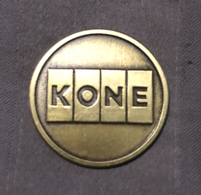 KONE elevator golf ball marker  1 inch metal