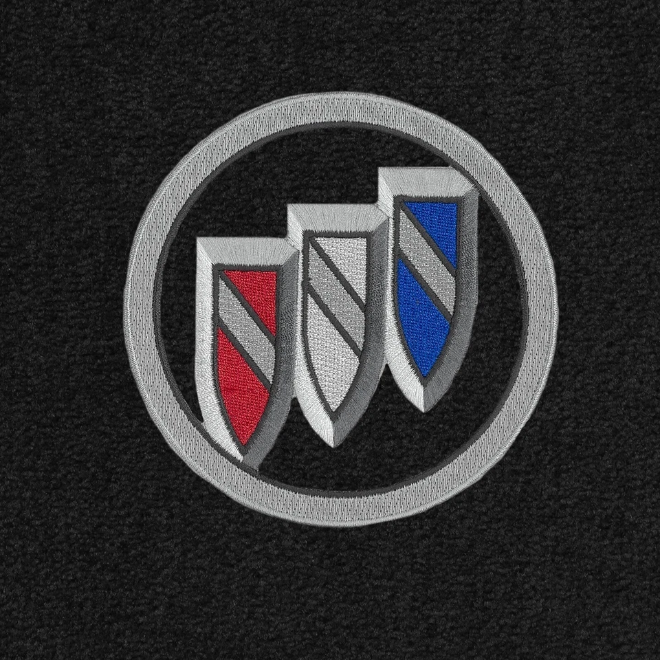 Lloyd Mats Velourtex Buick LaCrosse Shield Logo Front Floor Mats (2017-2019) - Image 3 of 4
