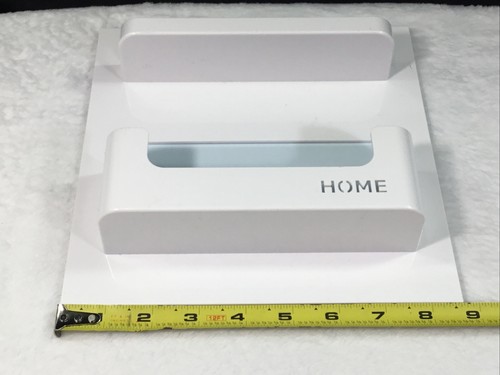 Home Bathroom White Plastic Shower Caddy Holds Slender Items 8.75” x 2” x 8.75” - Picture 6 of 15