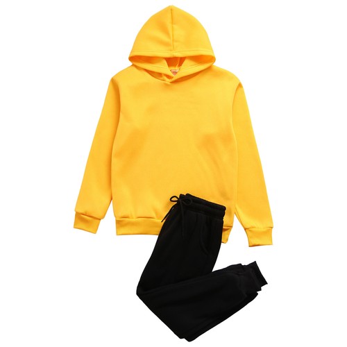 Kids Girls Boys Sportswear Athletic Sport Suit Casual Tracksuit Suits Hoodie - Picture 10 of 83