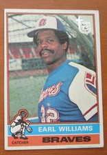 2014 TOPPS BASEBALL   75TH ANNIVERSARY BUYBACKS   1976 EARL WILLIAMS  # 458